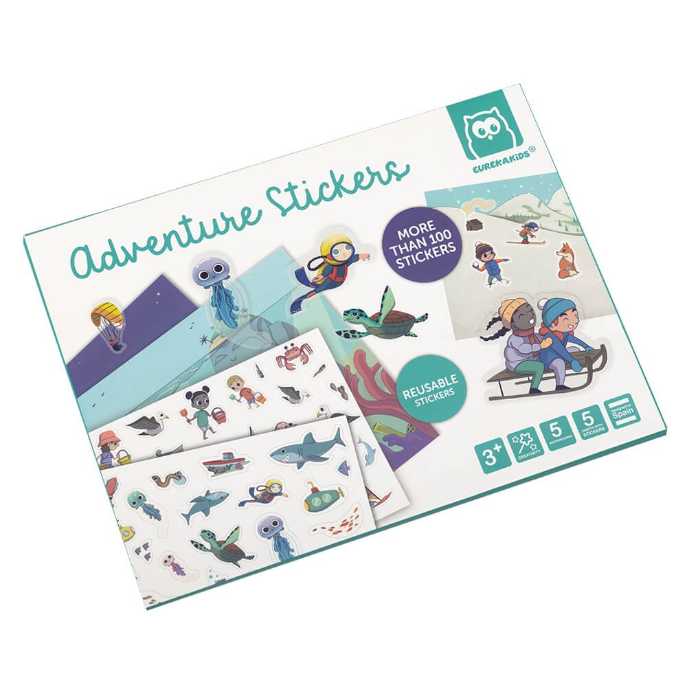 Adventure stickers - reutilizables