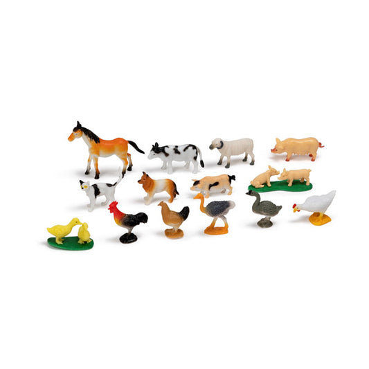 Set de 14 animales de granja