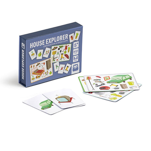 Juego de cartas House explorer